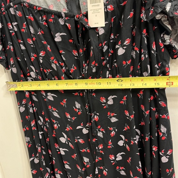 Hot Topic Rose Bud Empire Midi Dress NWT - Picture 7 of 8